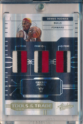 Panini 2010-2011 Absolute Memorbilia Tools Of The Trade #22 Dennis Rodman 3/10