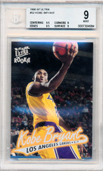 Fleer 1996-1997 Ultra Rookie #52 Kobe Bryant  / BGS Grade 9