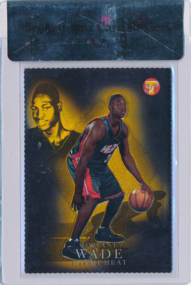 Topps 2003-2004 E-X Gold Refractor #115 Dwyane Wade 14/99 / BGS Grade 9