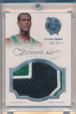 Panini 2012-2013 Flawless Silver Jumbo Patches #31 Rajon Rondo 10/25