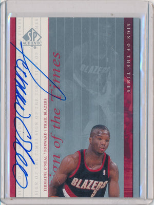 Upper Deck 1999-2000 SP Authentic Sign Of The Times #JO Jermaine O'neal