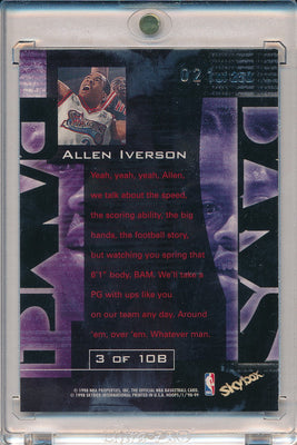 SkyBox 1998-1999 Hoops BAMS #3/10B Allen Iverson 21/250