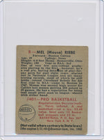 Boston Celtics  #8 Mel (Mouse) Riebe  / PSA Grade