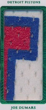 Panini 2014-2015 Flawless Emerald Dual Diamond Patches #DD-DET Isiah Thomas/ Joe Dumars 4/5