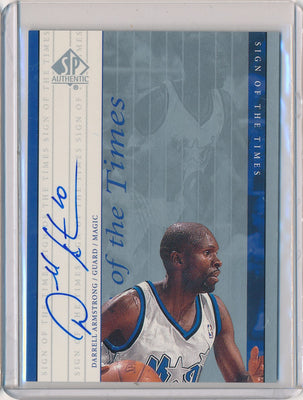 Upper Deck 1999-2000 SP Authentic Sign Of The Times #DA Darrell Armstrong