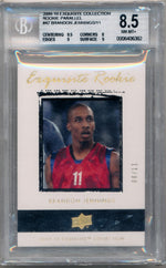 Upper Deck 2009-2010 Exquisite Collection Rookie Parallel #47 Brandon Jennings 8/11 / BGS Grade 8.5 / Auto Grade None