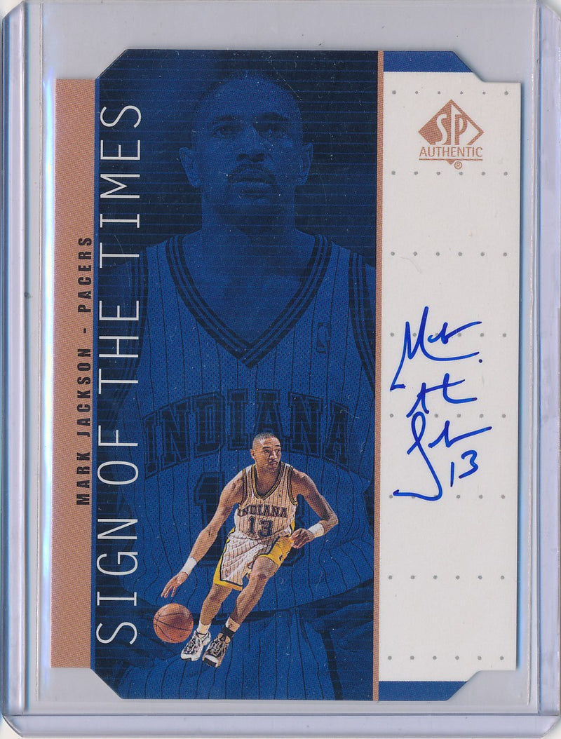 Upper Deck 1998-1999 SP Authentic Sign Of The Times #MK Mark Jackson