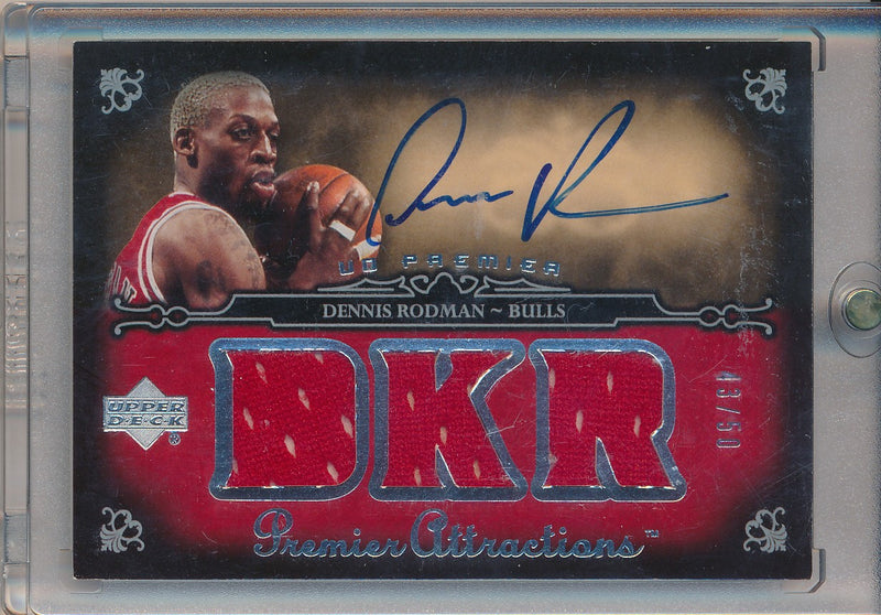 Upper Deck 2007-2008 UD Premier Premier Attractions #PA-DR Dennis Rodman 43/50