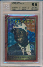 Topps 1995-1996 Finest Basketball #115 Kevin Garnett  / BGS Grade 9.5