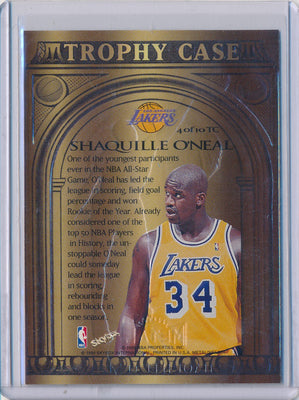 SkyBox 1997-1998 Metal Universe Trophy Case #4/10TC Shaquille O'neal