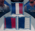 Upper Deck 2007-2008 Exquisite Collection Trios Patch #HBP Chauncey Billups / Tayshaun Prince / Richard Hamilton 5/10 / BGS Grade 8.5