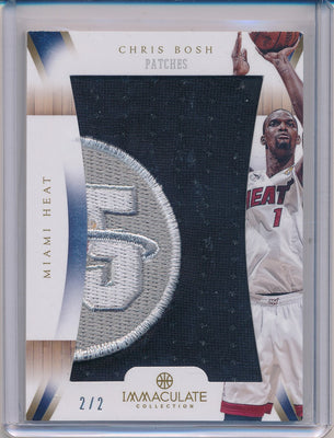 Panini 2012-2013 Immaculate Collection Patches #IP-CB Chris Bosh 2/2