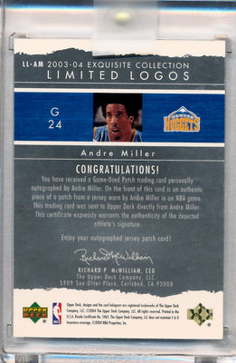 Upper Deck 2003-2004 Exquisite Collection Limited Logos #LLAM Andre Miller 64/75