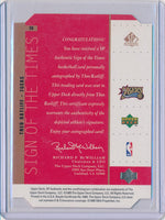 Upper Deck 1998-1999 SP Authentic Sign Of The Times #TR Theo Ratliff