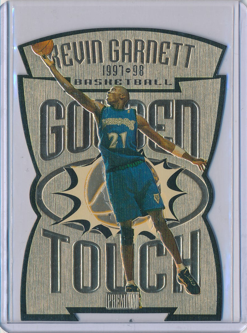 SkyBox 1997-1998 Premium Golden Touch #8/15GT Kevin Garnett