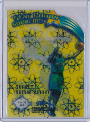 Fleer 1997-1998 Ultra  Star Power Supreme #9/20SPS Shareef Abdur-Rahim