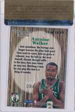 Fleer 1998-1999 Tradition Playmaker Theatre #15/15PT Antoine Walker 94/100 / BGS Grade 8