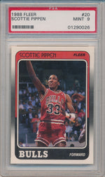 Fleer 1988-1989 Basketball RC #20 Scottie Pippen  / PSA Grade 9