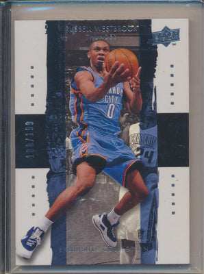 Upper Deck 2009-2010 Exquisite Collection Base #40 Russell Westbrook 108/199
