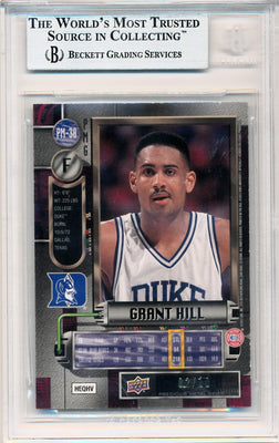 Upper Deck 2011-12 Fleer Retro Precious Metal Gems GREEN #PM-38 Grant Hill 2/10 / BGS Grade 9