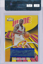 Topps 2003-2004 Finest Gold Refractor #158 Dwyane Wade 16/25 / BGS Grade 7.5 / Auto Grade 10