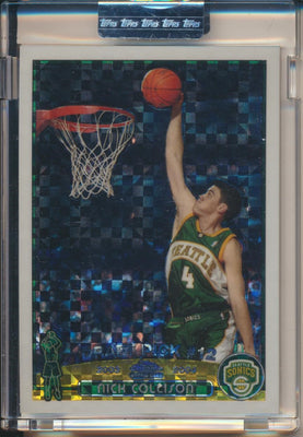 Topps  2003-2004 Chrome  X-Fractor #122 Nick Collison 196/220