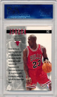 Fleer 1996-1997 Ultra Effort #143 Michael Jordan  / PSA Grade 10