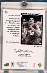 Upper Deck 2009-2010 Exquisite Collection Rookie Parallel #78 B.J. Mullens 24/32