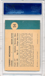 Fleer 1961 Boston Celtics  #54 Tommy Heinsohn  / PSA Grade 7