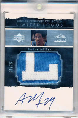 Upper Deck 2003-2004 Exquisite Collection Limited Logos #LLAM Andre Miller 64/75