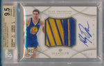 Panini 2012-2013 Immaculate Collection Jumbo Patch Autographs #PP-KT Klay Thompson 6/75 / BGS Grade 9.5 / Auto Grade 10