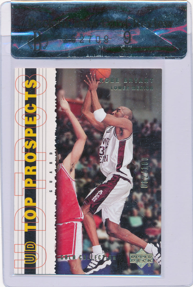 Upper Deck 2003 Gold Collection  #54 Kobe Bryant 82/100