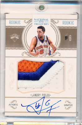 Panini 2010-2011 National Treasures Century Platinum #238 Landry Fields 4/5