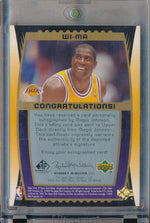 Upper Deck 2004-2005 SP Game Used Wood Impression #WI-MA Magic Johnson 29/75