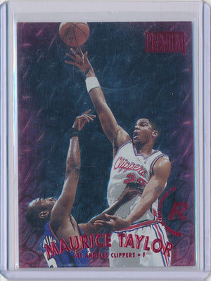 SkyBox 1997-1998 Premium Star Rubies #143 Maurice Taylor 10/50