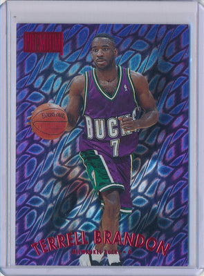 SkyBox 1997-1998 Premium Star Rubies #190 Terrel Brandon 20/50