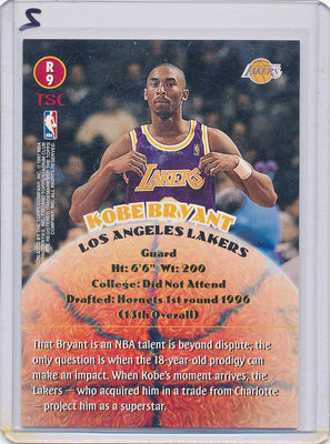 Topps 1997 Stadium Club Rookie #R9 Kobe Bryant