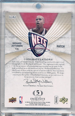 Upper Deck 2007-2008 Exquisite Collection Limited Logos #LLRJ Richard Jefferson 26/50