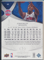 Upper Deck 2007-2008 Exquisite Collection Base #26 Chauncey Billups 149/225