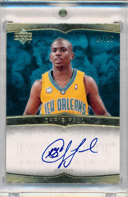 Upper Deck 2006-2007 Exquisite Collection Exquisite Enshrinements #EXCP Chris Paul 14/25