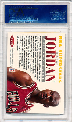 Fleer 1993-1994  NBA Superstar #7 Michael Jordan 7/20 / PSA Grade 10