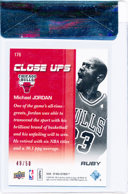 Skybox 2008-2009 Close Ups  #176 Michael Jordan 49/50