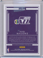 Panini 2018-2019 Impeccable Numbers  #PTKML Karl Malone 15/31