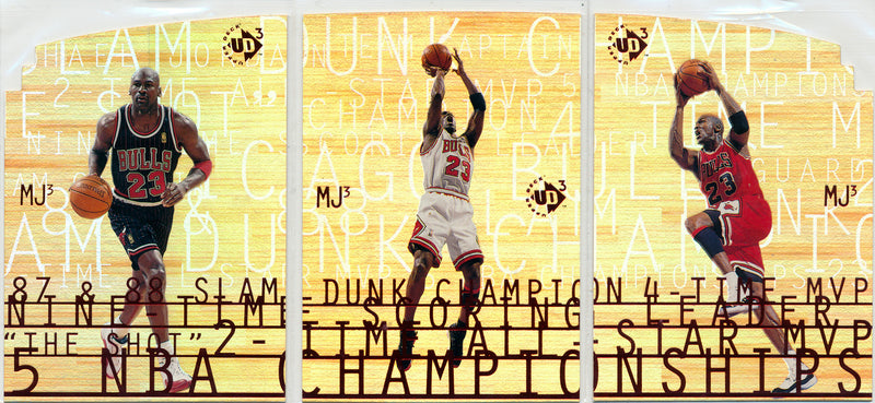 Upper Deck 1997 UD3  #MJ3-1,2,3 Michael Jordan