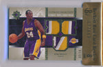 Upper Deck 2006-2007 Ultimate Collection Ultimate Triple Jersey Patch #UJKB Kobe Bryant 3/10