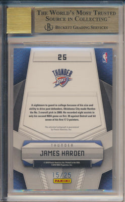 Panini  2009-2010 Certified Potential Signatures #25 James Harden 15/25 / BGS Grade 9.5 / Auto Grade 10