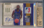 Panini  2009-2010 National Treasures NBA Gear Laundry Tag Combos Signatures #7 Tyreke Evans 3/10 / BGS Grade 9.5 / Auto Grade 10