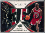 Upper Deck 2008-2009 Exquisite Collection Emblems Of Endorsement #EEMJ Michael Jordan 4/10