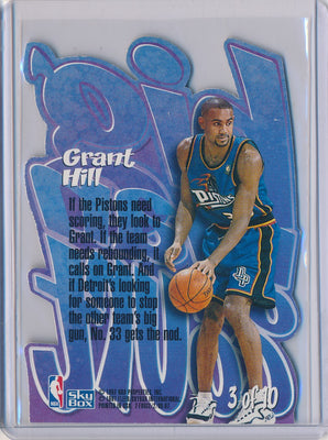 SkyBox 1996-1997 Z-Force Big Men On Court #3/10 Grant Hill