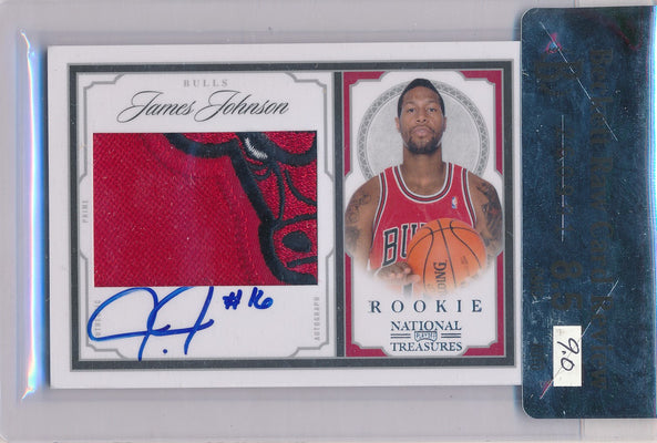 Panini 2009-2010 National Treasures Century Silver #215 James Johnson 59/99 / Auto Grade 10